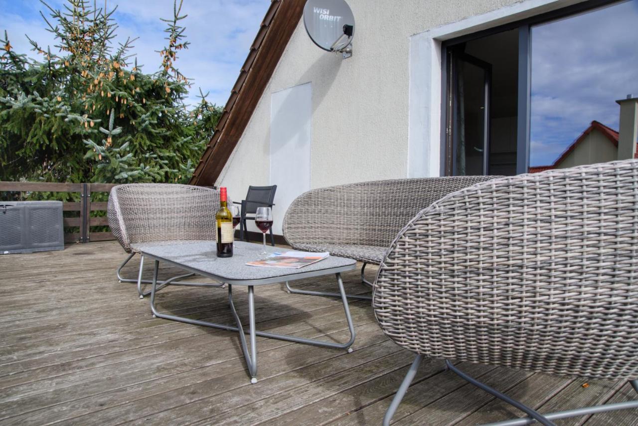 Ostseeferienhaus Oberes Apartment Mönkebude Esterno foto