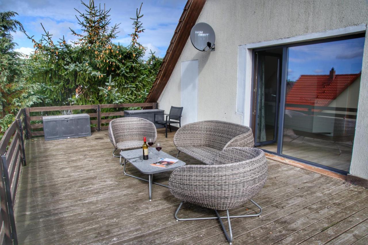 Ostseeferienhaus Oberes Apartment Mönkebude Esterno foto